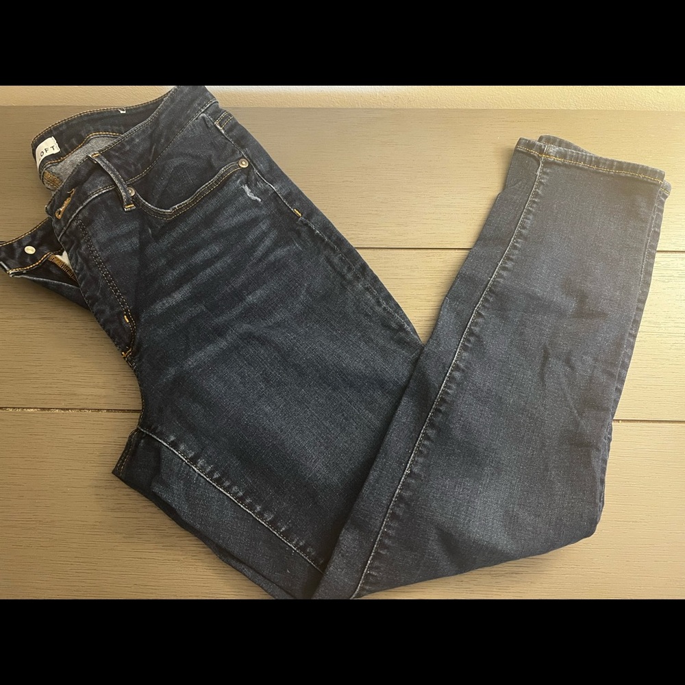 LOFT Curvy Skinny Jeans
